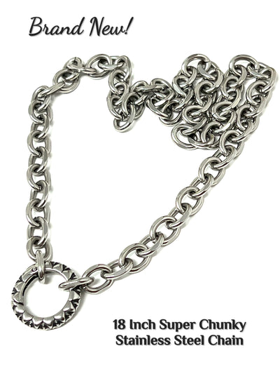 "O Ring" Thick Stainless Steel Chain