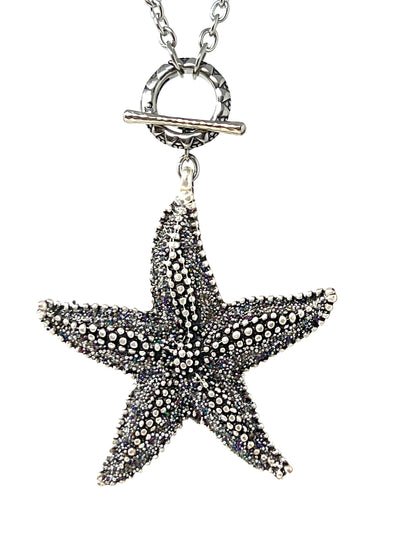 Shimmer Starfish Interchangeable Necklace Pendant