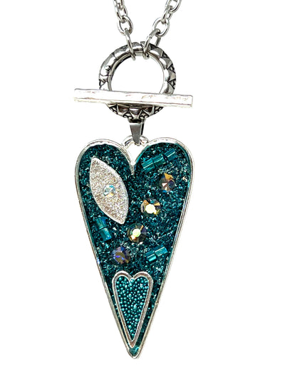 Crystal Shimmer Pendant Necklace