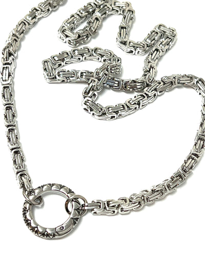 Stainless Steel Thick Byzantine Chain 