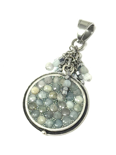Handmade Faceted Gemstone Mosaic Beaded Pendant is perfect for everyday wear, allowing you to express your unique style.