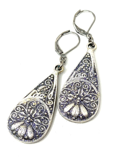 Antique Swarovski Crystal Earrings