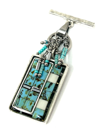 Handmade Interchangeable Picasso Glass Pendant